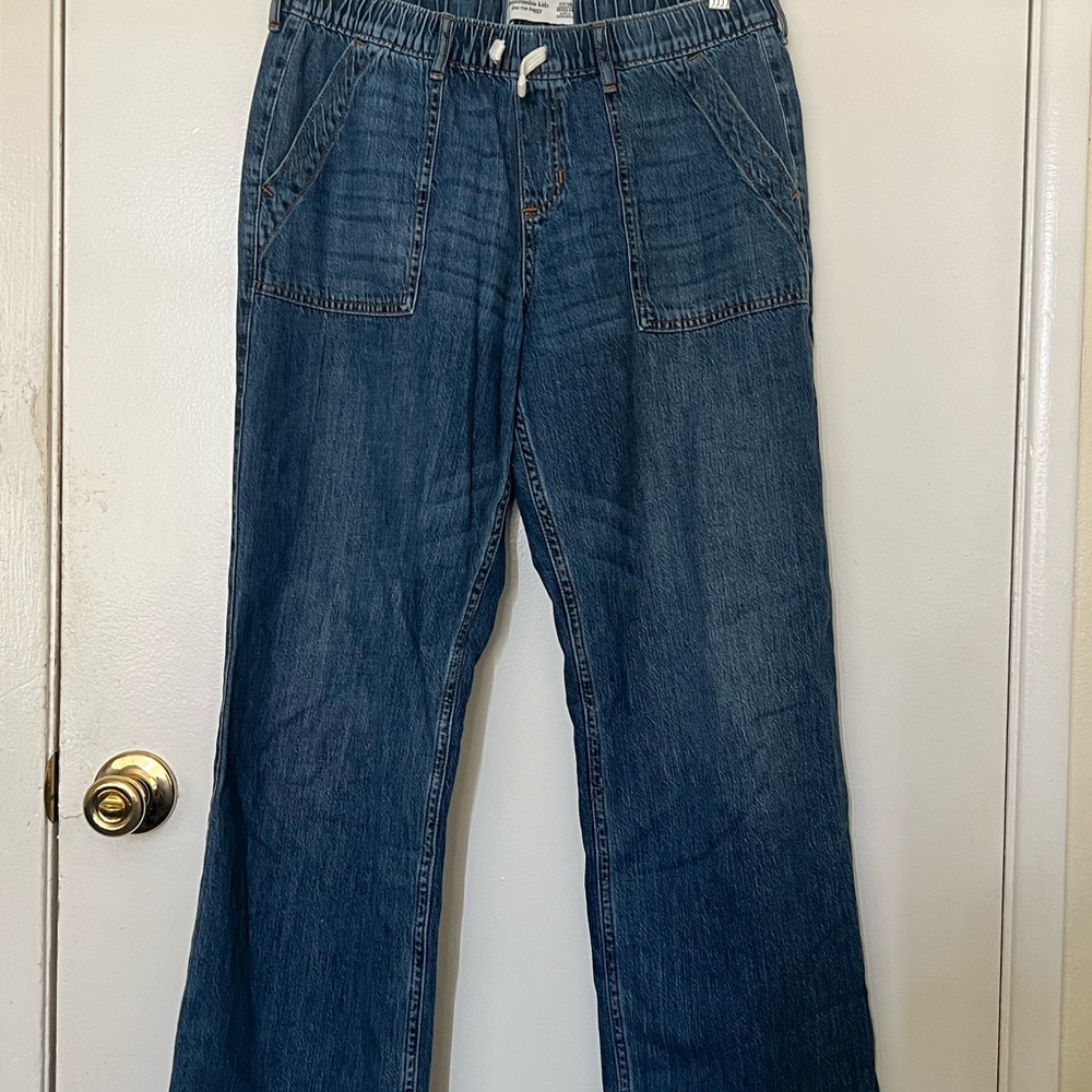 Abercrombie Kids Blue Baggy Jeans